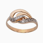 золотое кольцо с цирконом  17015264